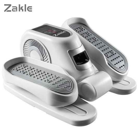 White Zakle Under Desk Elliptical Machine